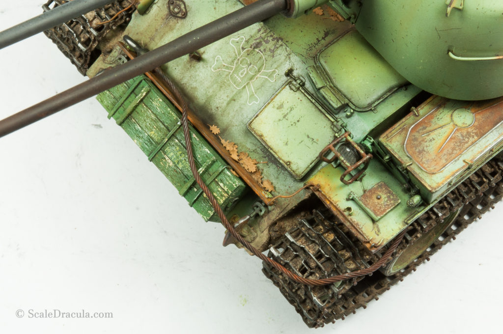 Leaves on the model, ZSU-57 by TAKOM