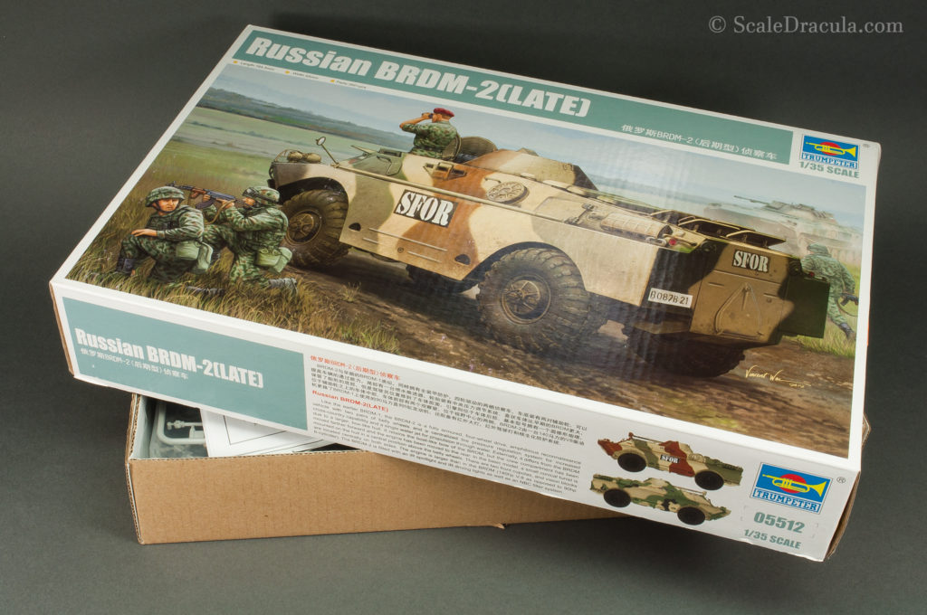 BRDM-2 late, kit by TRUMPETER