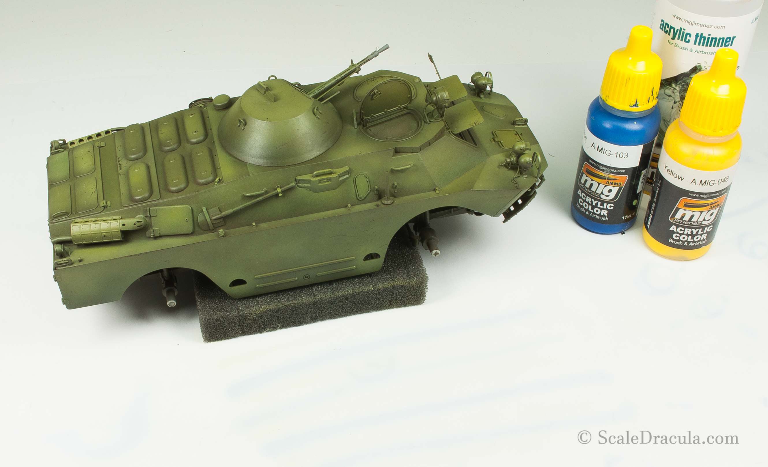 Filters applied with airbrush, BRDM-2 by Trumpeter
