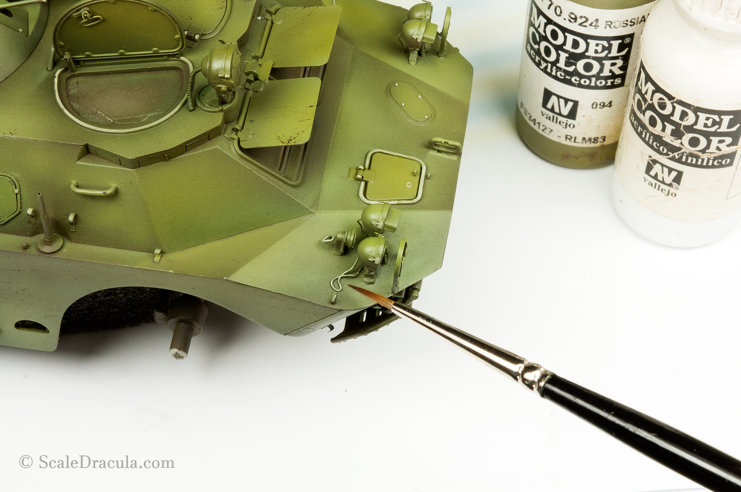 Highlighting details with brush, BRDM-2