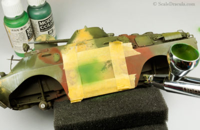 Painting with Vallejo colours, BRDM-2 by Trumpeter
