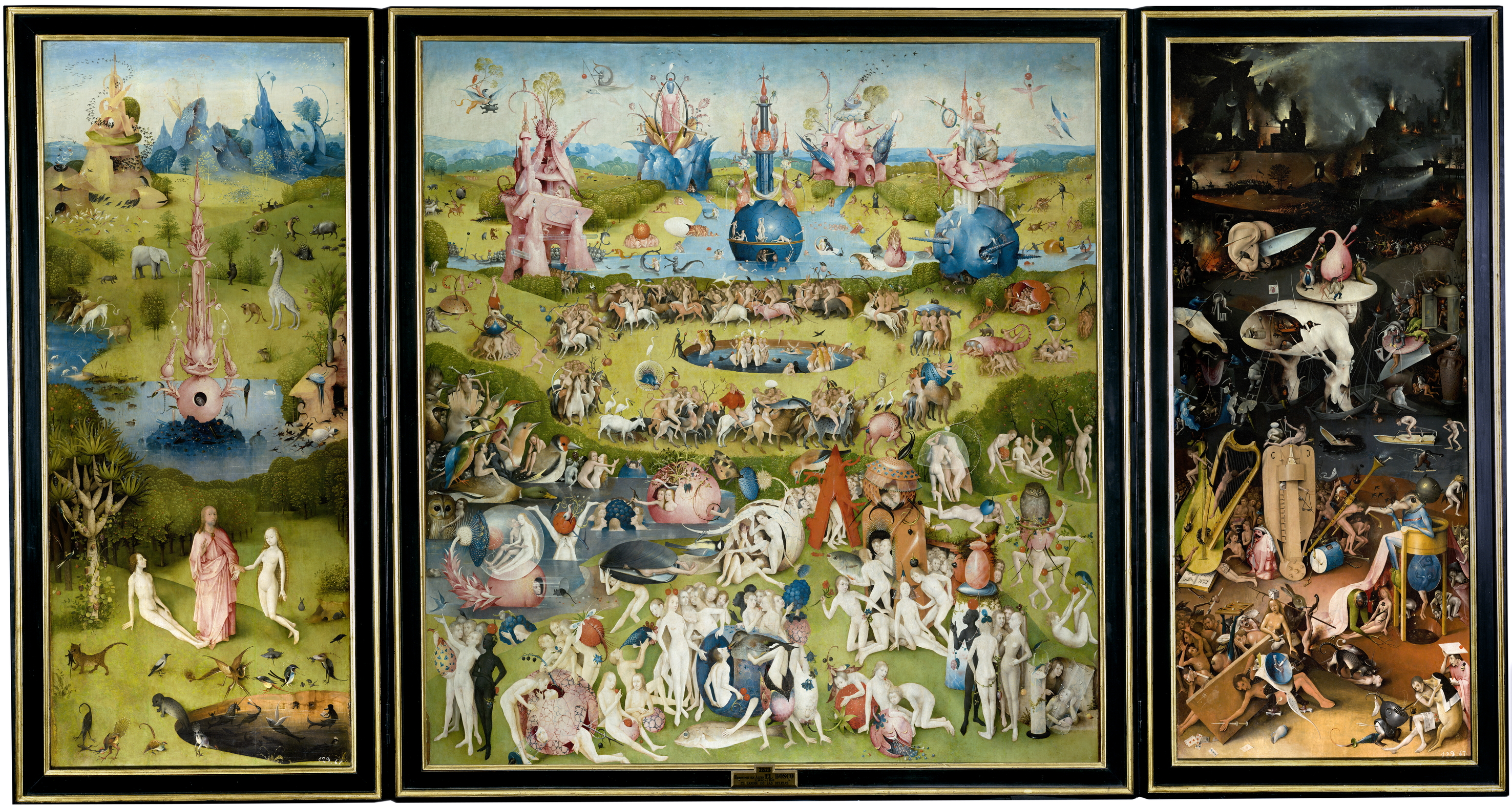 The garden of earthly delights by Hieronymus Bosch