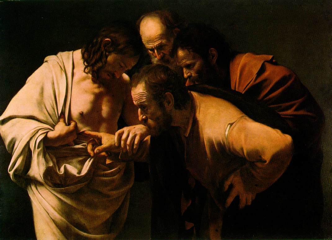 The Incredulity of Saint Thomasby Caravaggio